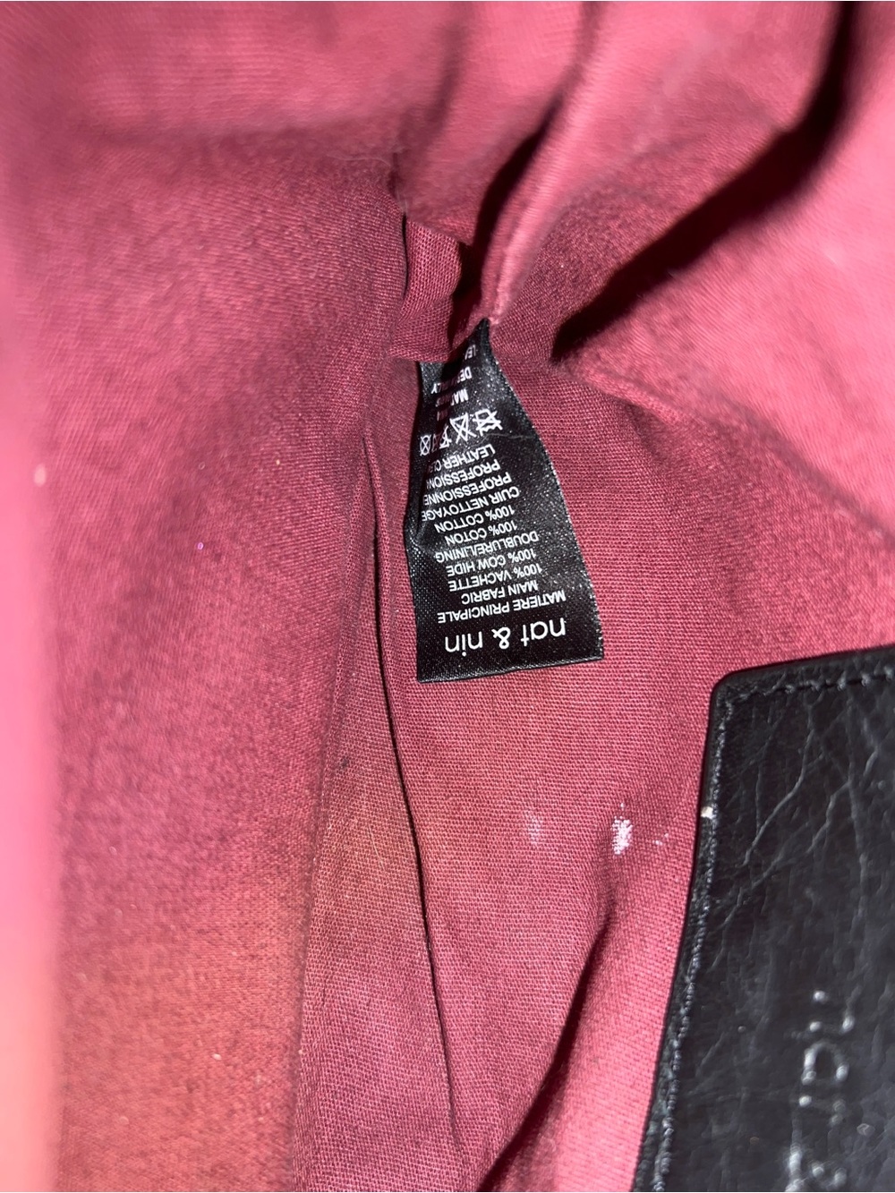 Nat & Nin Leather Crossbody Purse - Picture 6 of 8